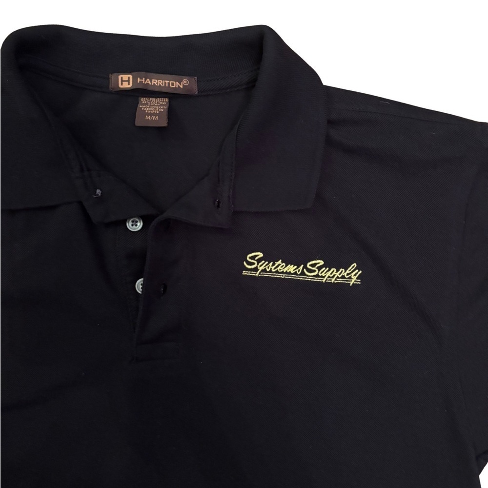 Harrington Systems Supply Black Polo Shirt - Picture 2 of 3